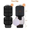 Itopfox Durable Waterproof Car Seat Protector with Thick Pad & Non-Slip Backing, Prevents Imprints on Vehicle Seats, Ideal for Child Car Seats - 4 of 4