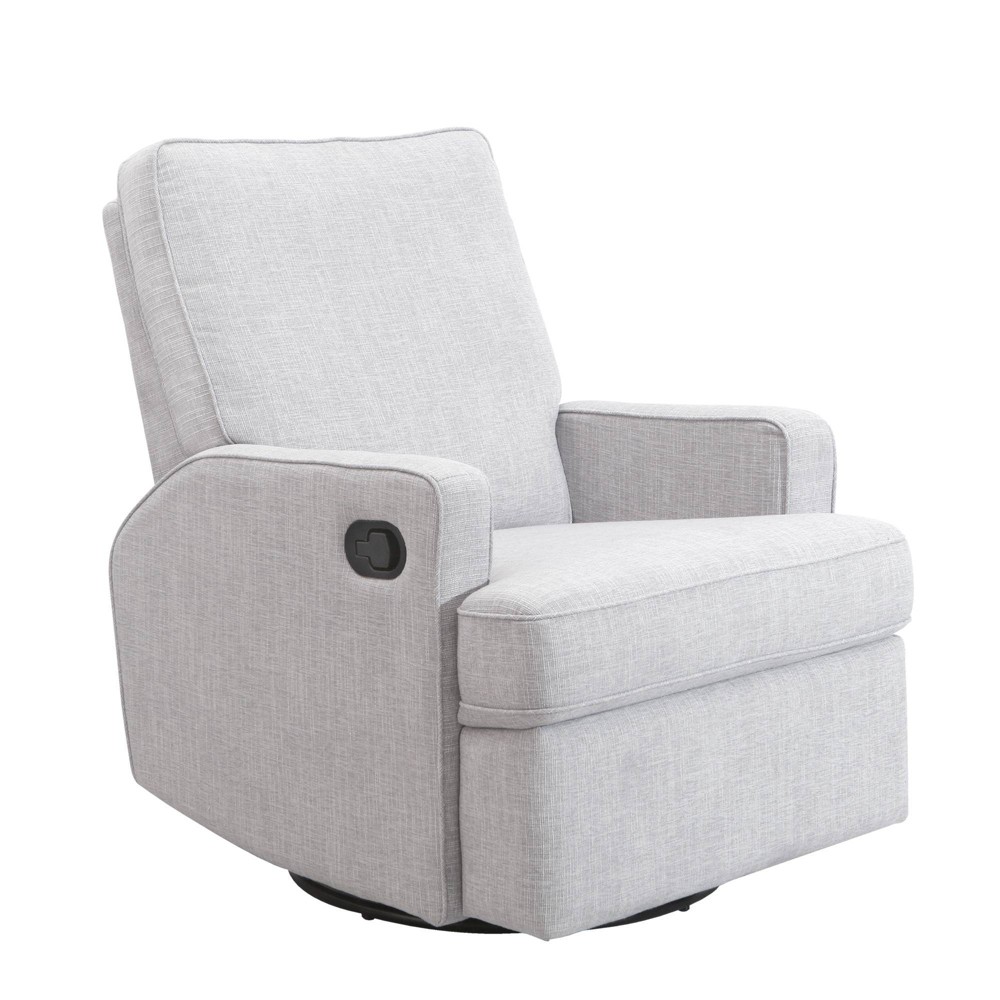 Photos - Chair SECOND STORY HOME Tucker Swivel Recliner - Gray