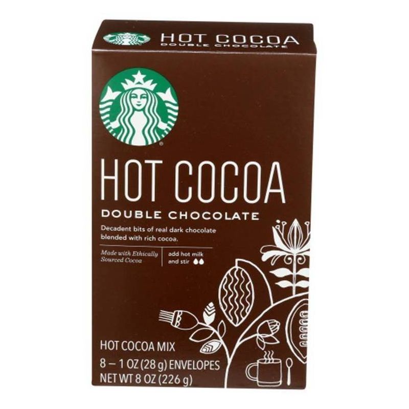 Starbucks Double Chocolate Hot Cocoa Mix - 8ct, 1 of 4