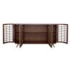 Treasure Trove Accents 4 Door Credenza Manchester Brown - 4 of 4