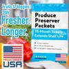 Impresa 6-Pack of FreshFlow Equivalent to P1KC6R1 / W10346771A Compatible Replacement Produce Preserver Packets - 2 of 4
