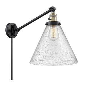 Cone - 1 Light Swing Arm Wall Sconce In Industrial Style-16 Inches Tall and 12 Inches Wide - 1 of 1