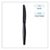 Boardwalk Heavyweight Wrapped Polystyrene Cutlery, Knife, Black, 1,000/carton - image 3 of 4