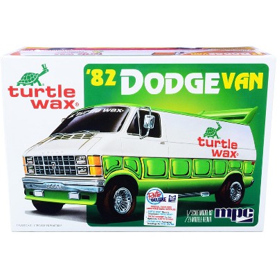 Skill 2 Model Kit 1982 Dodge Van Custom "Turtle Wax" 2-in-1 Kit 1/25 Scale Model by MPC