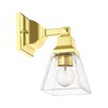 Livex Lighting Mission 1 - Light Sconce in  Polished Brass - 3 of 4