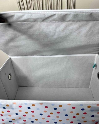 Large Natural Wood Rectangular Kids' Storage With Lid Gray - Pillowfort™ :  Target