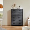 Lyngins Modern Drawers Dresser with Wooden Top, Chest of Drawers with Pulls,Metal Frame,Storage Furniture for Bedroom,Living Room - 2 of 4