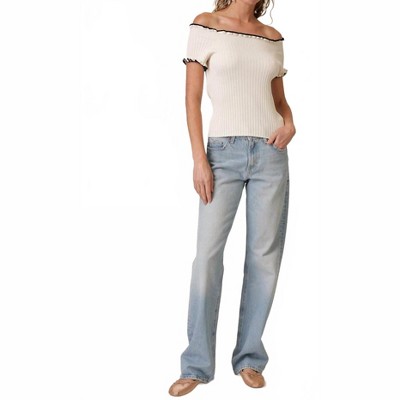 Women's Reonny Of The Shoulder - line and dot