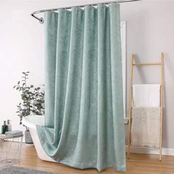 Hotel Collection Premium Waffle Weave Fabric Shower Curtain By Kate Aurora  - Gray : Target