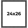 PosterPalooza | Refined Black Picture Frame - UV Acrylic, Foam Board Backing, Hanging Hardware - 2 of 4