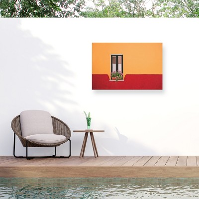 Trademark Fine Art - Rolf Endermann  Window Flower Matted Framed Art