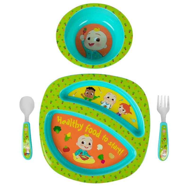 The First Years Cocomelon Dinnerware Set - 4pc, 1 of 9