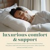 ComfyDown ComfyCloud Goose Down Bed Pillow  650 Fill Power  Medium Support  400TC Cotton Cover   Twin (20" x 26") - 2 of 4