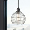 Ballston - 1 Light Athens Deco Swirl Mini Pendant In IndustrialStyle-10 Inches Tall and 8 Inches Wide - 2 of 2