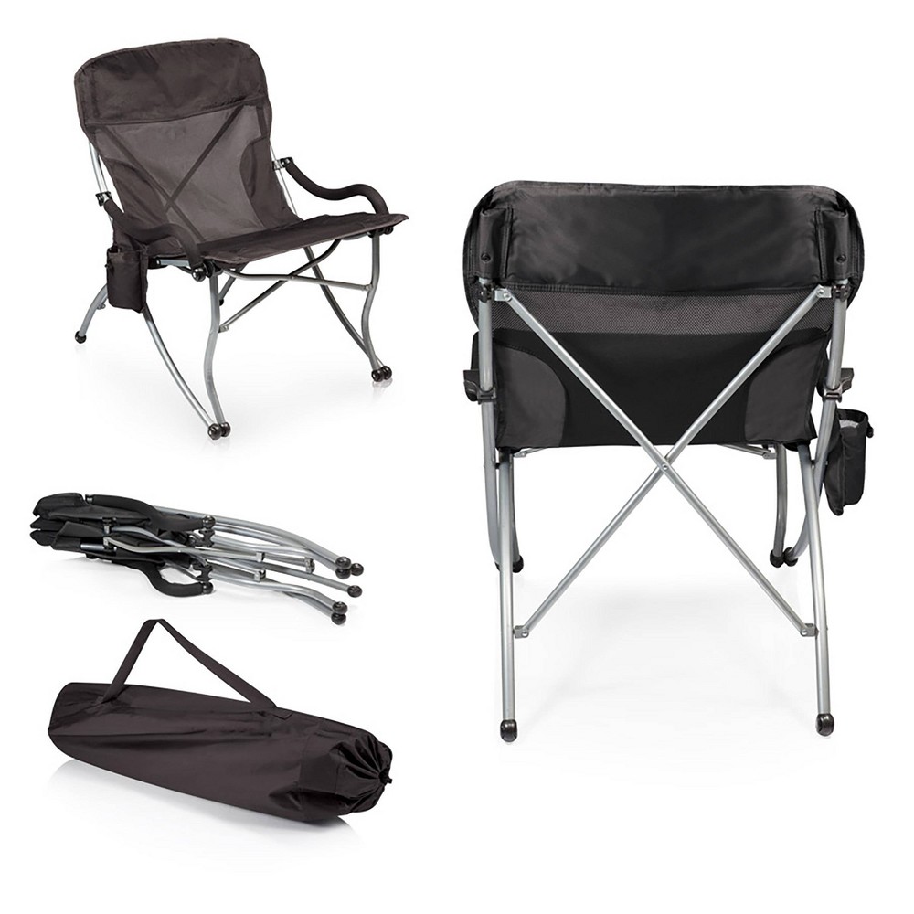 Photos - Garden Furniture Picnic Time PT-XL Camp Chair with Carrying Case - Black