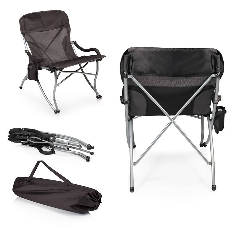 Picnic Time PT-XL Camp Chair with Carrying Case - Black, 1 of 11
