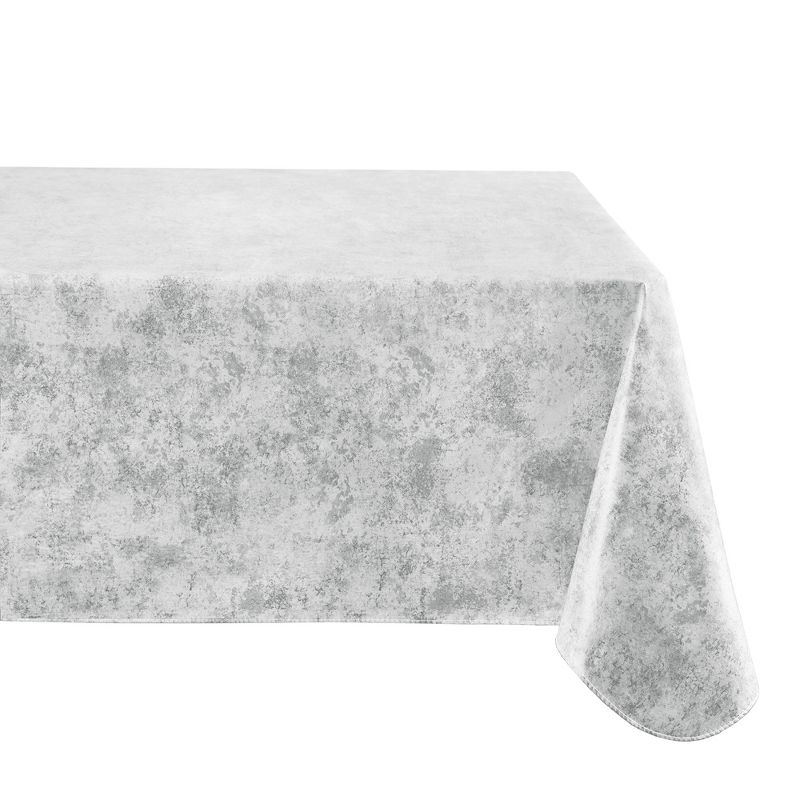 Mesa Marble Printed Vinyl Indoor/Outdoor Tablecloth - Elrene Home Fashions, 2 of 5