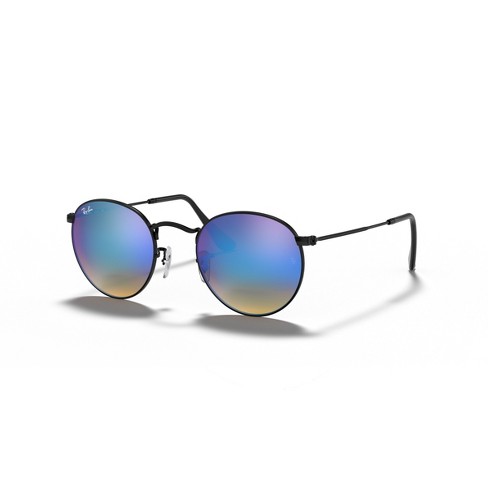 Ray-ban Rb3447 50mm Man Round Sunglasses Blue Lens : Target