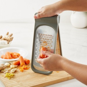 BergHOFF Leo Balance 18/10 Stainless Steel Double Coarse and Ribbon Grater 9.5" - 1 of 4