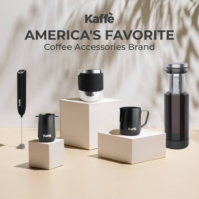 Kaffe Matte Black Stainless Steel 20oz Frothing Pitcher