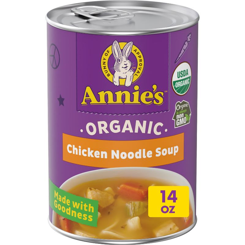 Annie's Organic Chicken Noodle Soup - 14oz, 1 of 12