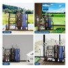 Golf Storage Organizer for Garage, Golf Bag Organizer,Sports Equipment Organizer,Golf Club Rack with Baskets,Hooks - 4 of 4