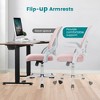CAVINAS Ergonomic Office Chair, Mid Back Mesh Computer Desk Chair, Executive Office Chair Height, Adjustable Swivel Task Chair with Lumbar Support - 2 of 4