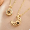 Sun & Moon Matching Necklaces - 'I Love You' in 100 Languages - Best Friend Couple/BFF Gift - 4 of 4