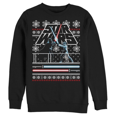 Men's Star Wars: A New Hope Saber Ugly Christmas Sweatshirt - image 1 of 4