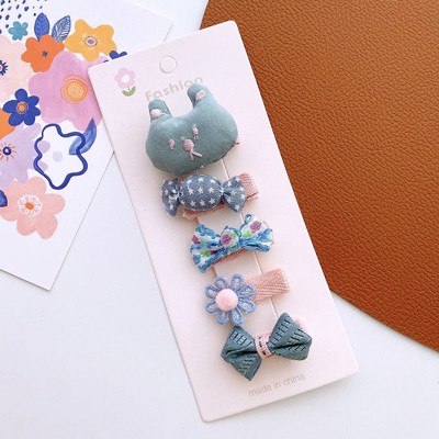 MyKids-USA Versatile Hair Accessory For Babies: Colorful Small Butterfly Bow Hair Clip Sets