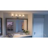 Urban Ambiance Luxury Contemporary Bathroom Vanity Light,  11.125"H x 33.25"W,  Polished Chrome Finish, UHP2572 - 2 of 4