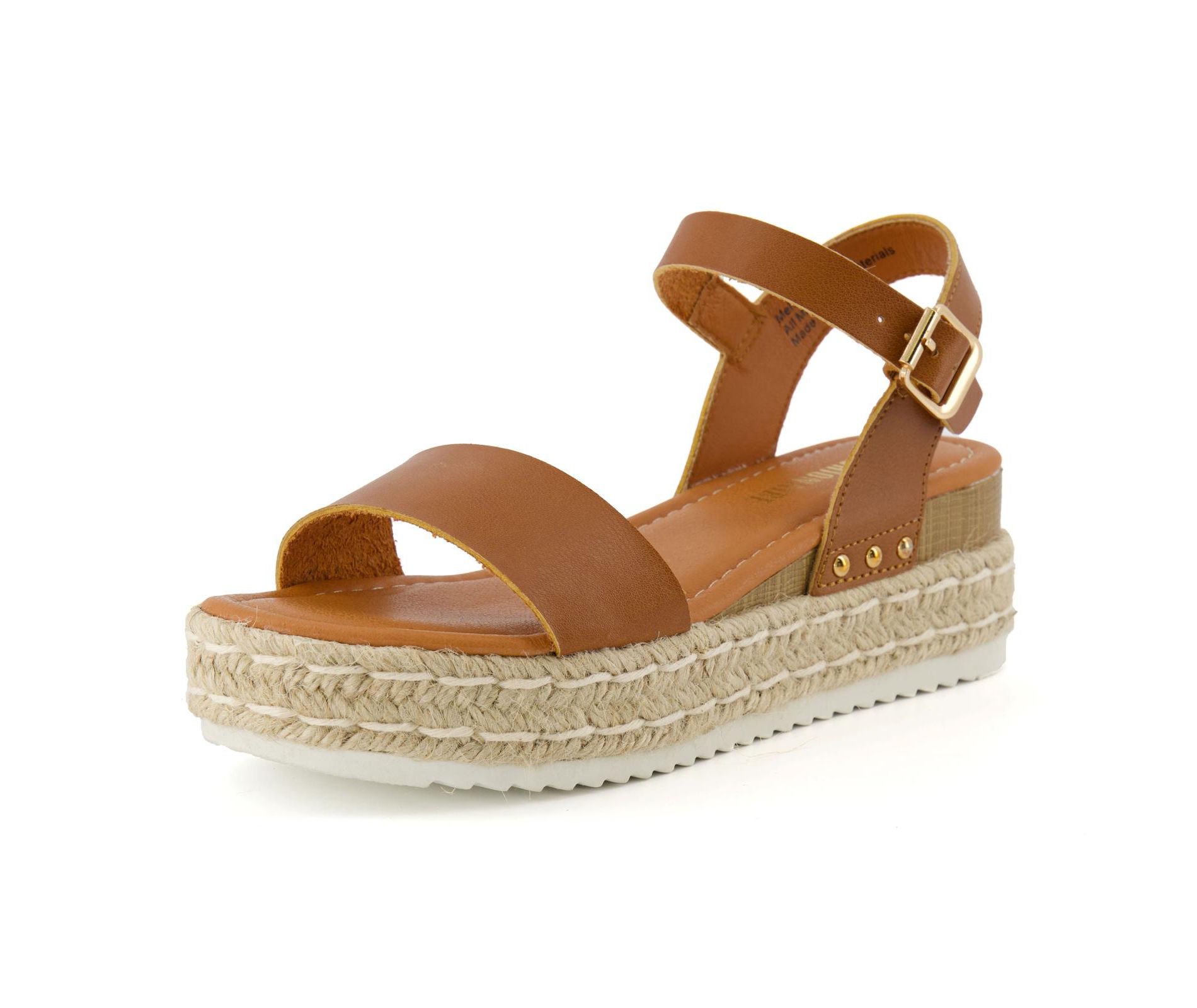 CUSHIONAIRE Melissa Espadrille Platform Sandals For Women with Adjustable Ankle Strap and Memory Foam Insole-Comfortable Womens Sandals for Summer