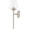 Livex Lighting Willow 1 - Light Vanity in  Brushed Nickel - 2 of 4