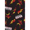Marvel Men's Iron Man Retro Allover Print Loungewear Pajama Pants Black - 4 of 4