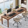 Tribesigns 78.7 Inches Extra Long Computer Desk 2 Person Desk, Double Desk Workstaion for Home Office - 2 of 4