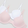 Hanes Girls' 2pk Underwire Bra - Beige/Black - 2 of 3