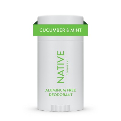 Native Deodorant for Women & Men - Cucumber & Mint - Aluminum Free - 2.65oz