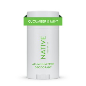 Native Deodorant for Women & Men - Cucumber & Mint - Aluminum Free - 2.65oz - 1 of 4