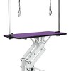 YOOCOZZ 42.5'' Adjustable Heavy Type Hydraulic Pet Dog Grooming Table (Upgraded) with Adjustable Arm and Noose-Purple - 3 of 4