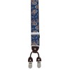 CTM Men's 1.375 Inch Wide Paisley Print Double Clip-End Suspenders - 3 of 4