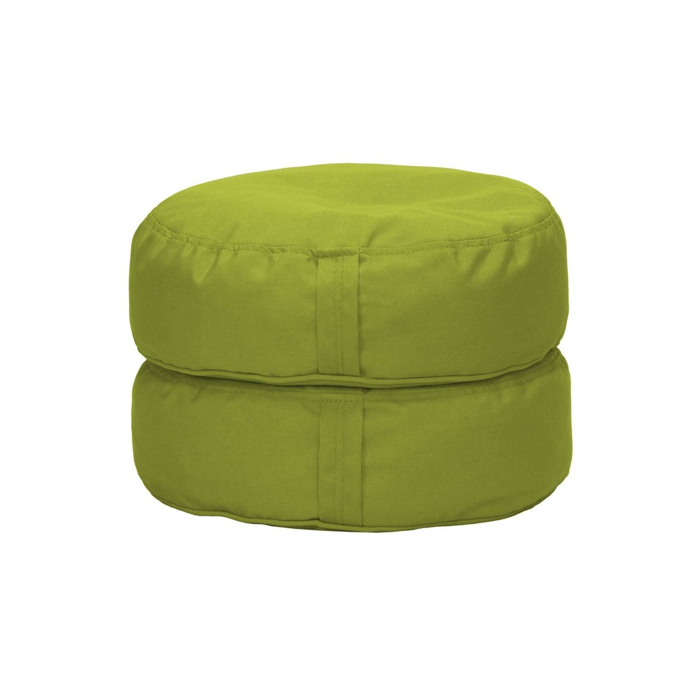 Photos - Bean Bag Factory Direct Partners 2pk 16" Element Round Kids' Bean Cushions Lime Gre