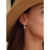Sterling Silver Drop Earrings for Women: Heart, Star & Butterfly Huggies with CZ, Birthday & Valentine's Gift - 3 of 4
