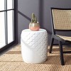 Julyvia Concrete Accent Stool  - Safavieh - image 2 of 4