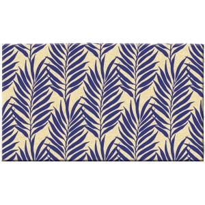 Design Imports  Blue Botanical Doormat - 1 of 1