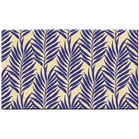 Design Imports  Blue Botanical Doormat - image 1 of 1