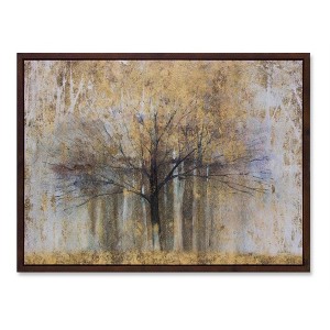 Landscape Canvas Wall Decor With Wood Frame 23.75 Inch Neutral Art Piece By Melrose - 1 of 3