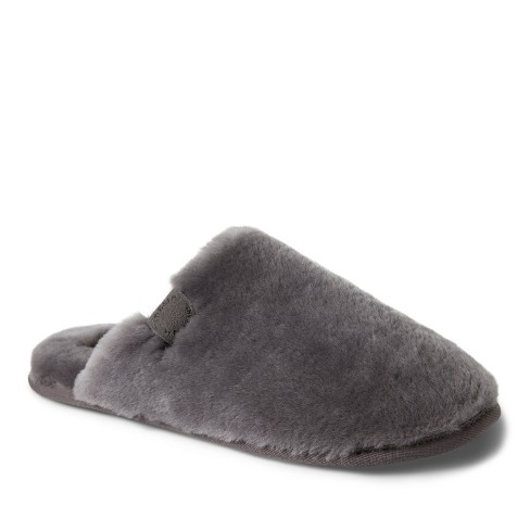 Fireside By Dearfoams Men s Broome Genuine Shearling Scuff