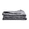 50"x60" 10lbs Tencel Weighted Throw Blanket Gray - Rejuve: Hypoallergenic, Cool Touch, Luxurious - 3 of 4