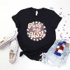 Simply Sage Market Women's Party In The USA Circle Short Sleeve Graphic Tee - 2 of 2