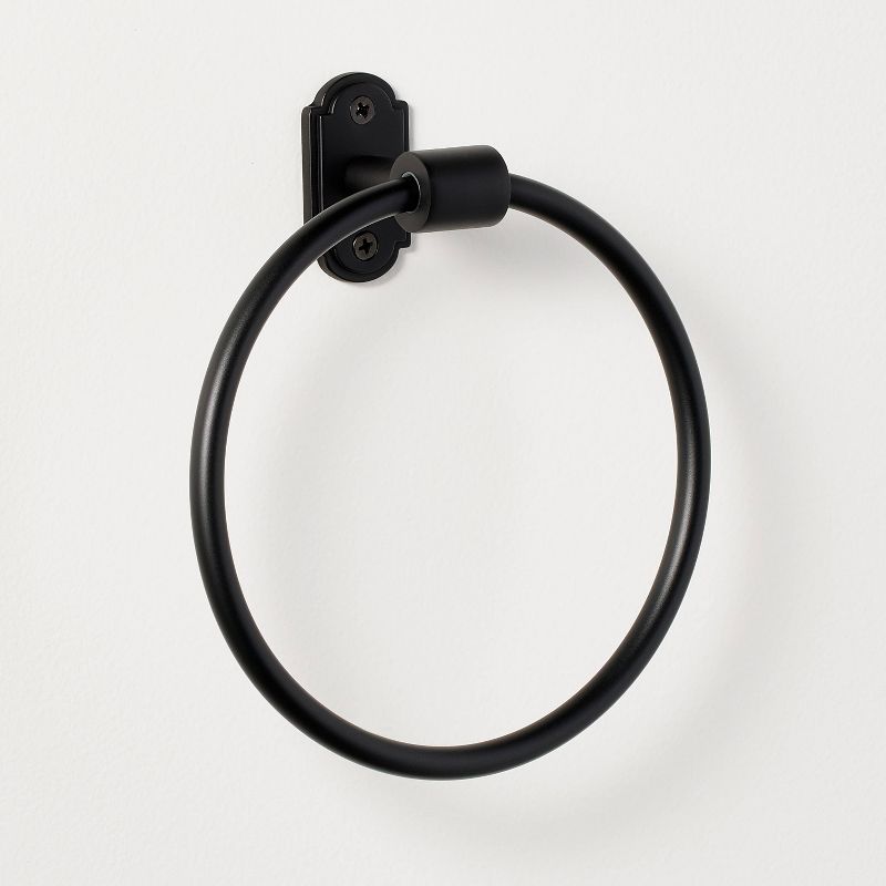 Classic Metal Towel Ring - Hearth & Hand™ with Magnolia, 1 of 6